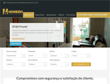 Tablet Screenshot of homeroimoveis.com.br